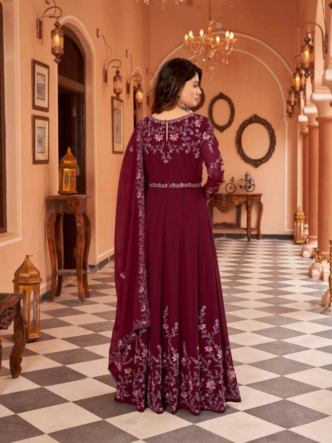 Swati By Swagat 1009 To 1012 Georgette Anarkali Wedding Salwar Suits Wholesale Online